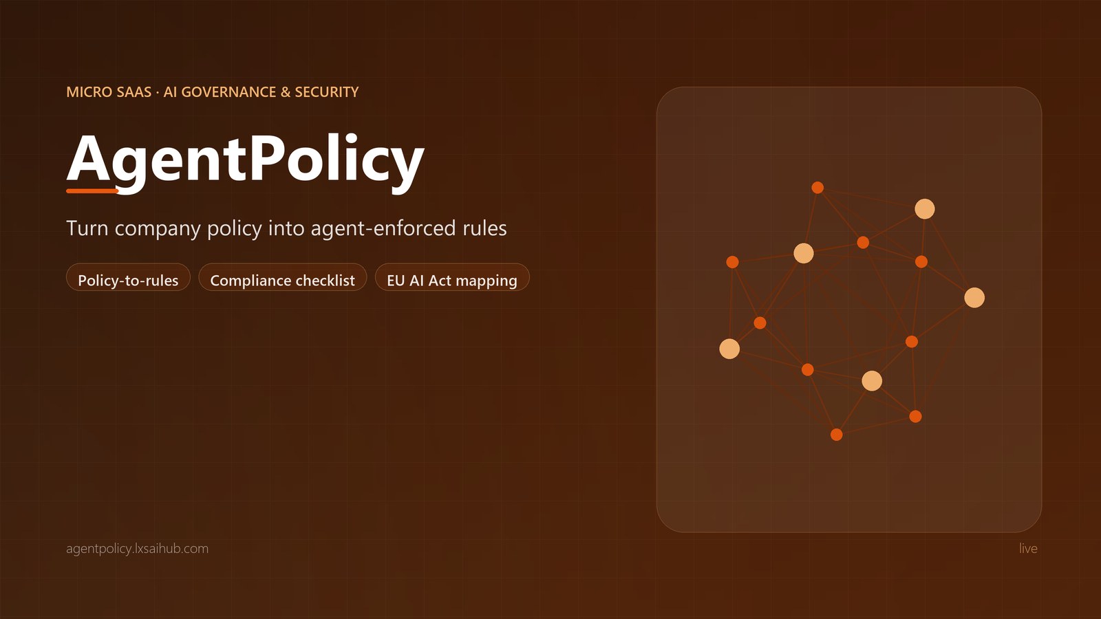 AgentPolicy interface overview